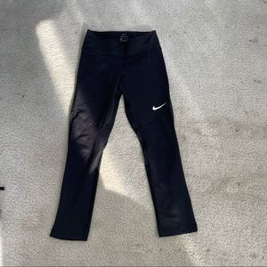 Nike capri leggings mesh details size s dri fit